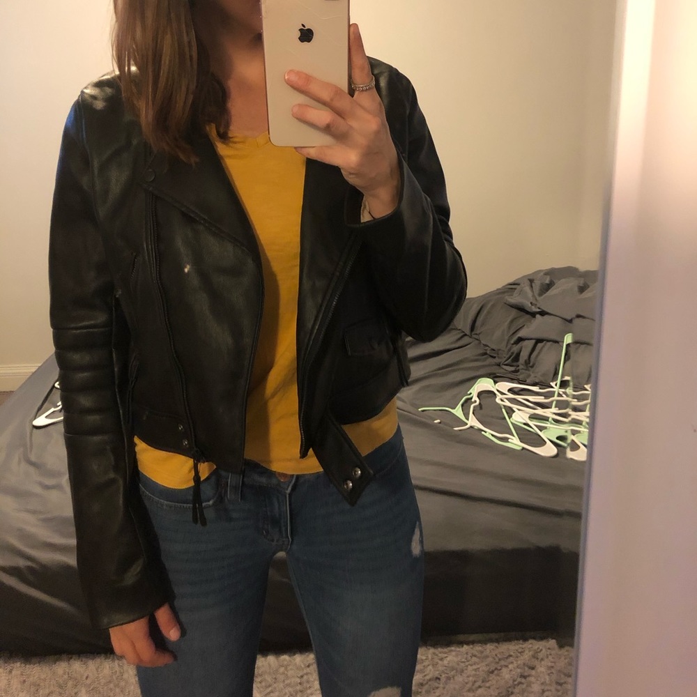 Leather jacket